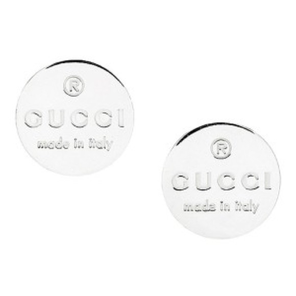 Gucci Jewelry - Gucci Silver Circle Stud Earrings